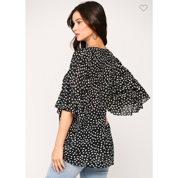 Black White Blouse by Gigio - Picture 2 of 14